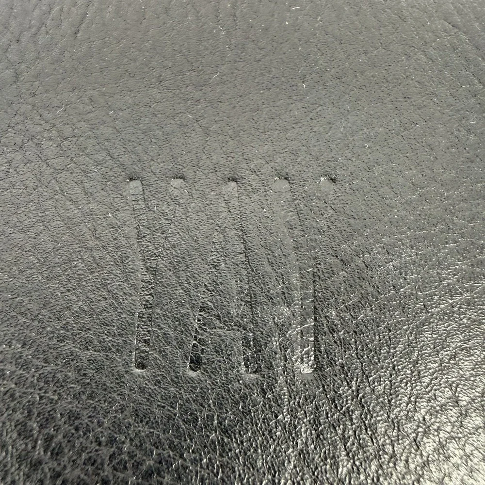 Madewell The Leather Laptop Case Black Soft Leather Padded YAY Lettering Travel